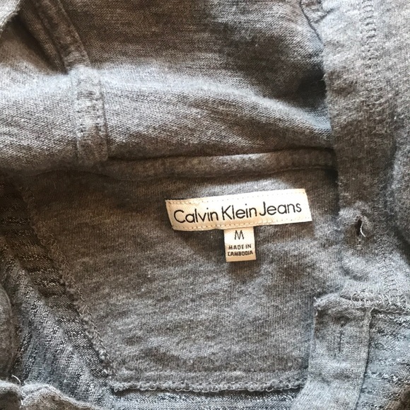 Calvin Klein Jeans 4button pullover hoodie - Picture 3 of 5